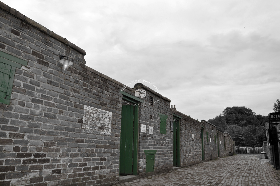 "Beamish Pit Village" stock image