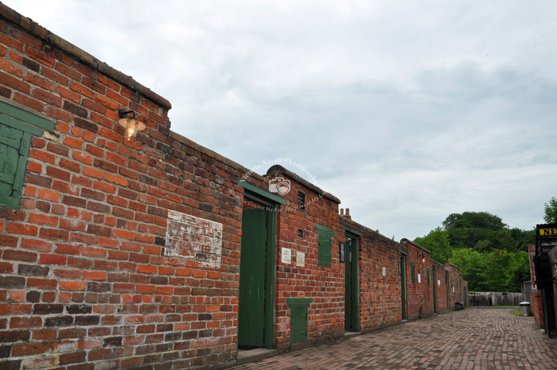 "Beamish Pit Village" stock image