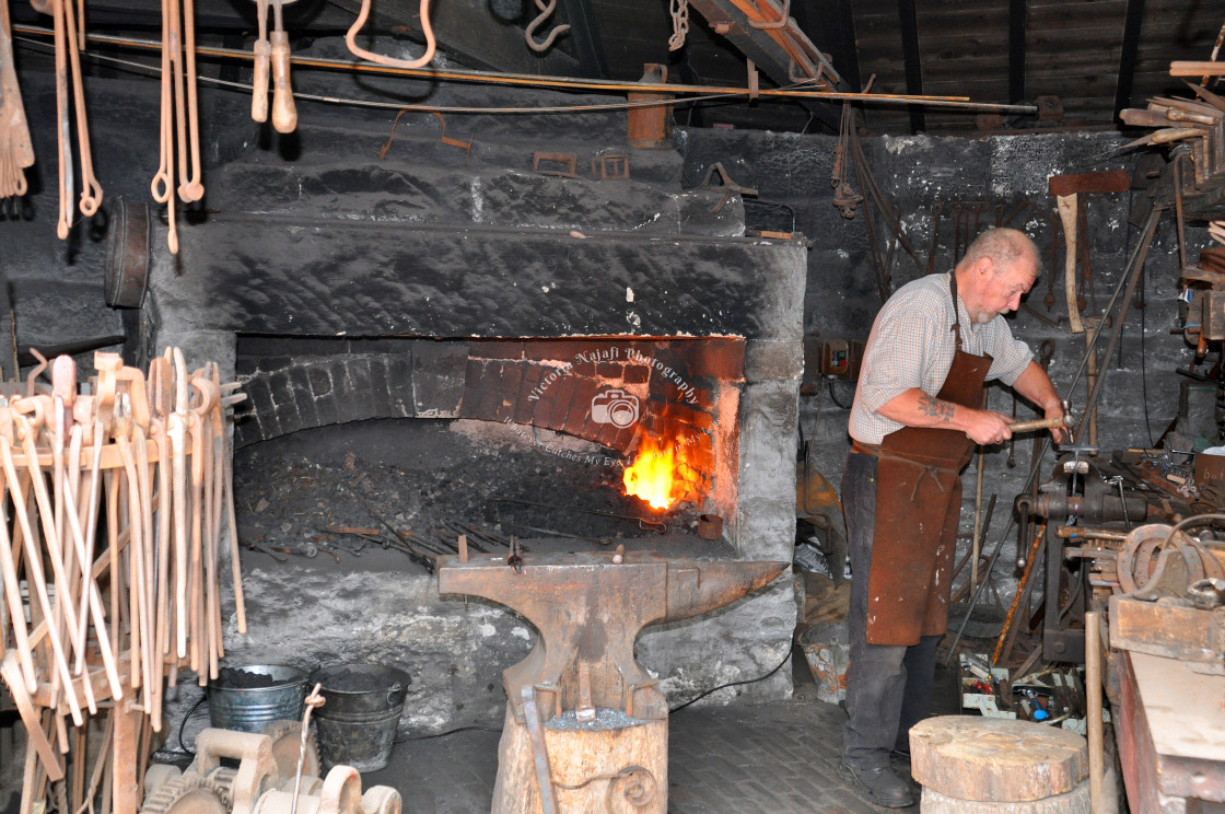 "The Blacksmith" stock image