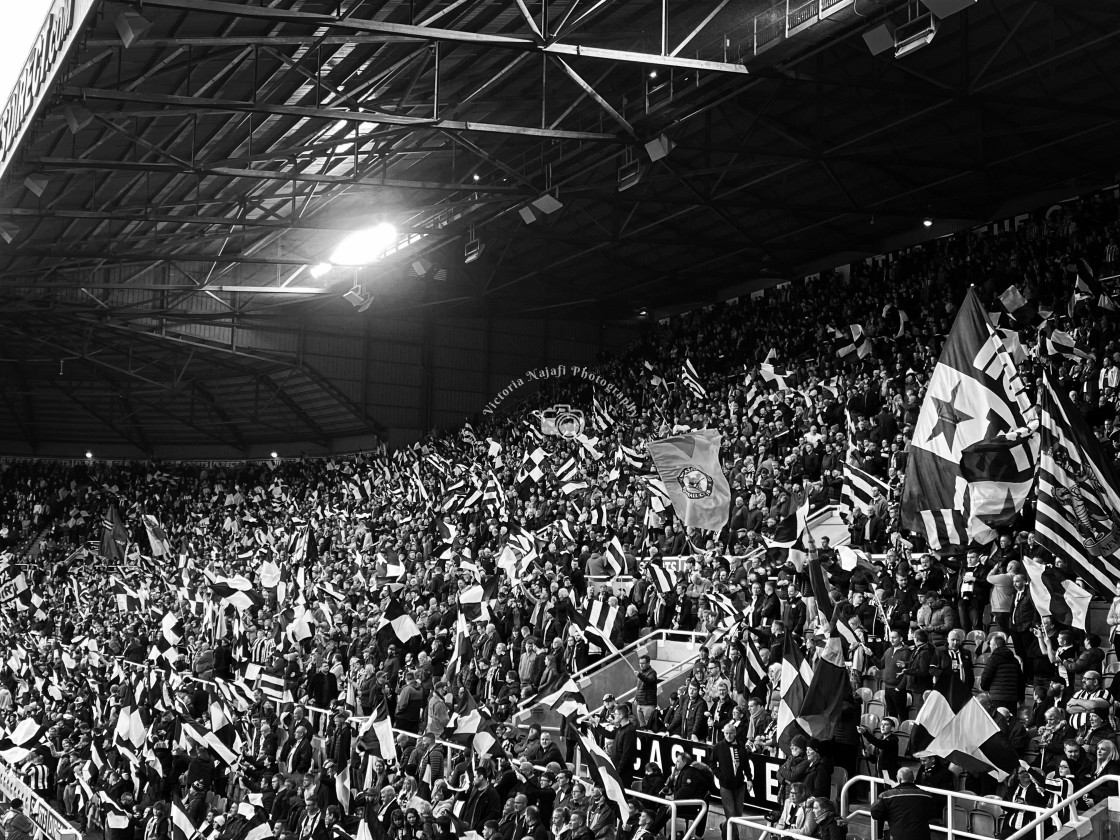 "Gallowgate Flags" stock image