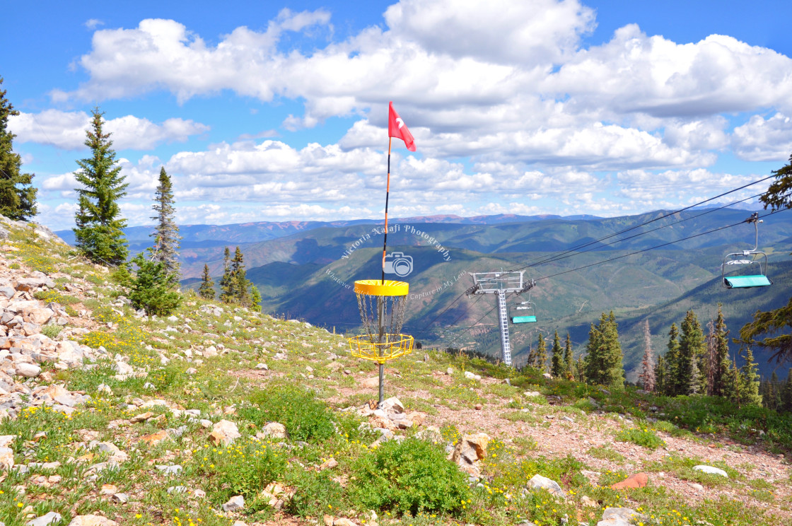 "Aspen Mountain" stock image