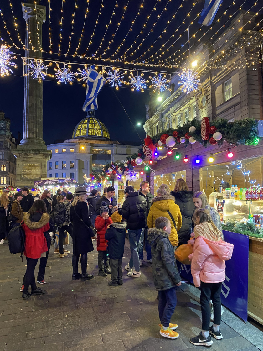 "Newcastle Christmas Market" stock image