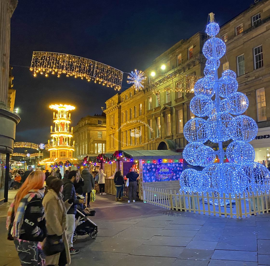 "Newcastle Christmas Market" stock image