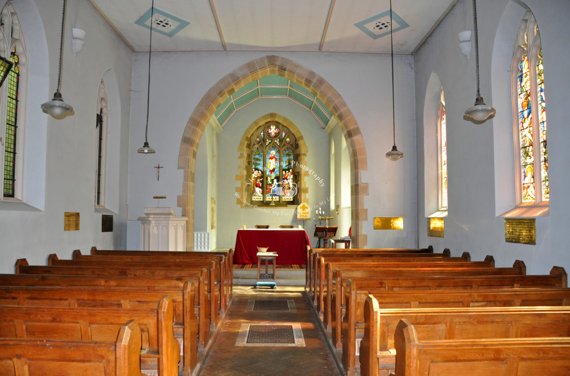 "St Mary's Church, Rydal" stock image