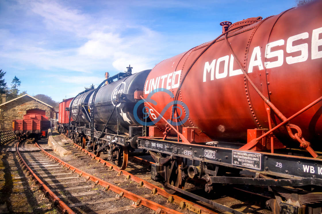 "Cargo Train" stock image