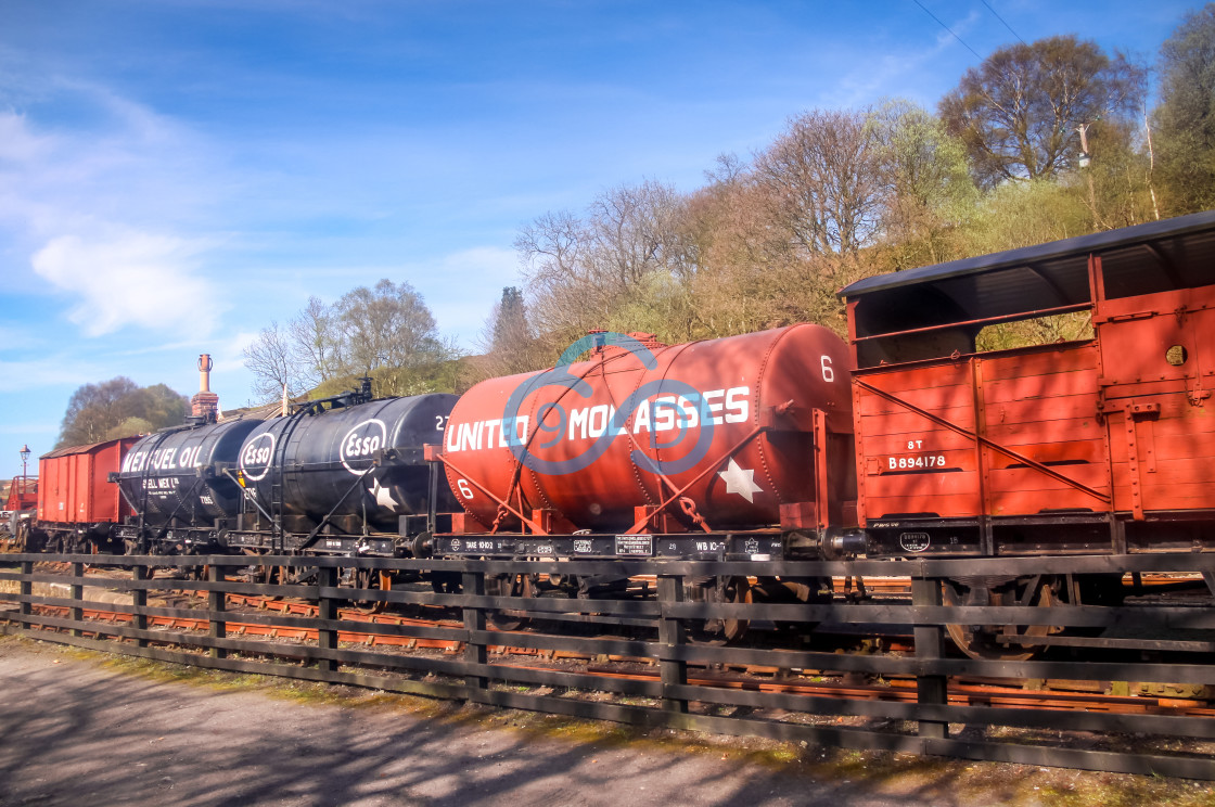 "Cargo Train" by Julian Wright - £5.00 "Cargo Train" stock image