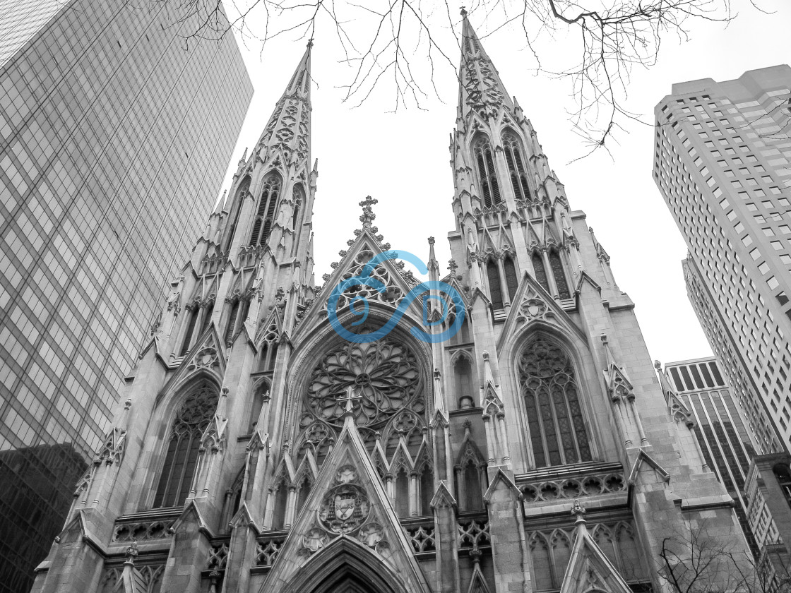 "St. Patrick's Cathedral, New York" stock image