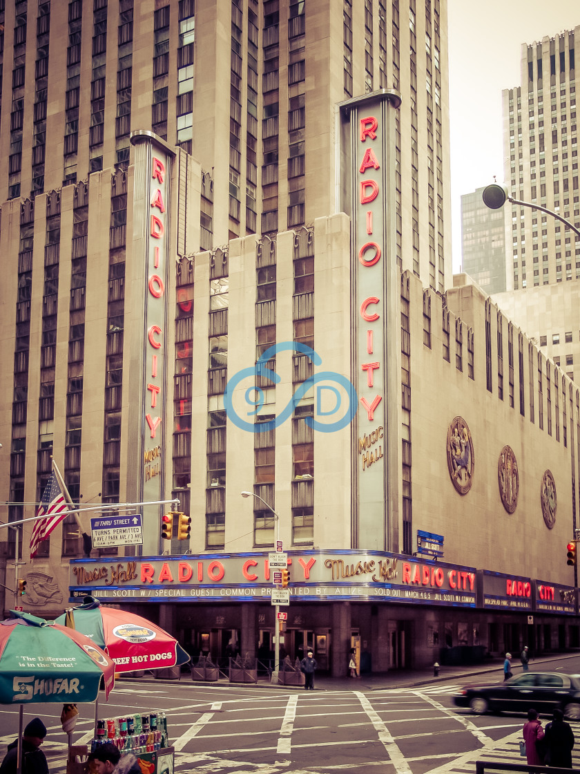 "Radio City Music Hall, New York" stock image