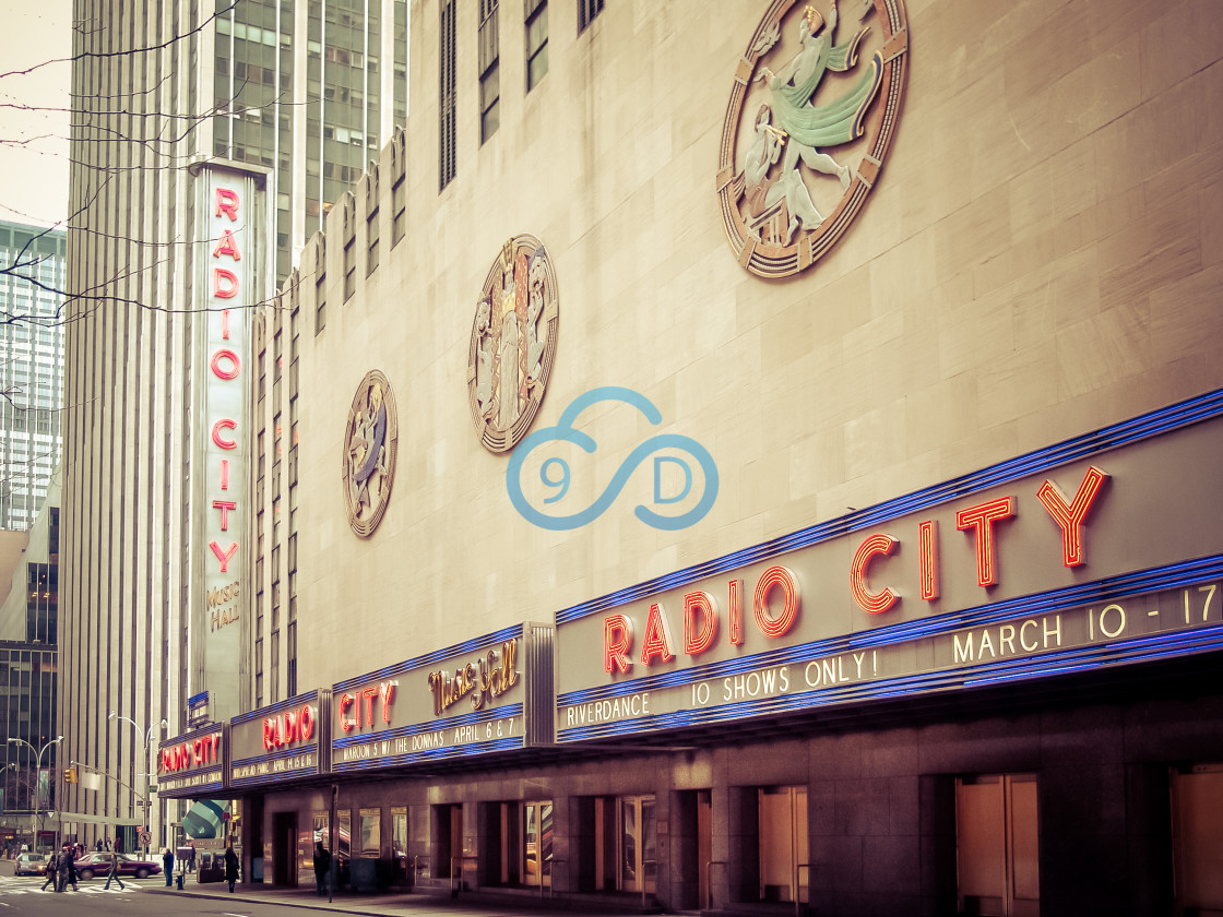 "Radio City Music Hall, New York" stock image