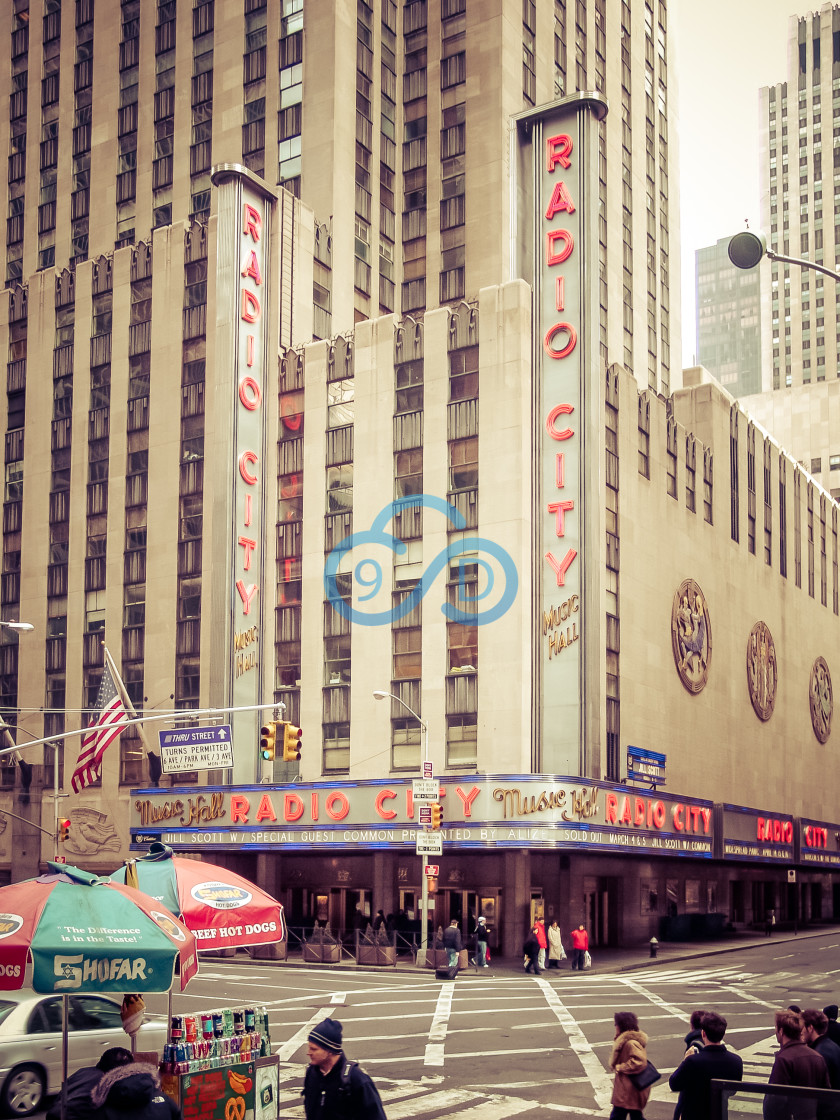 "Radio City Music Hall, New York" stock image