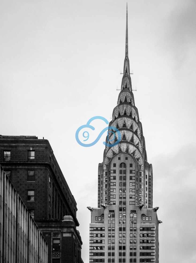 "The Chrysler Building" stock image