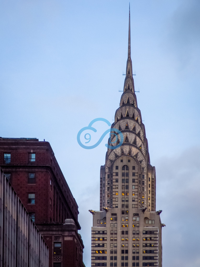 "The Chrysler Building" stock image