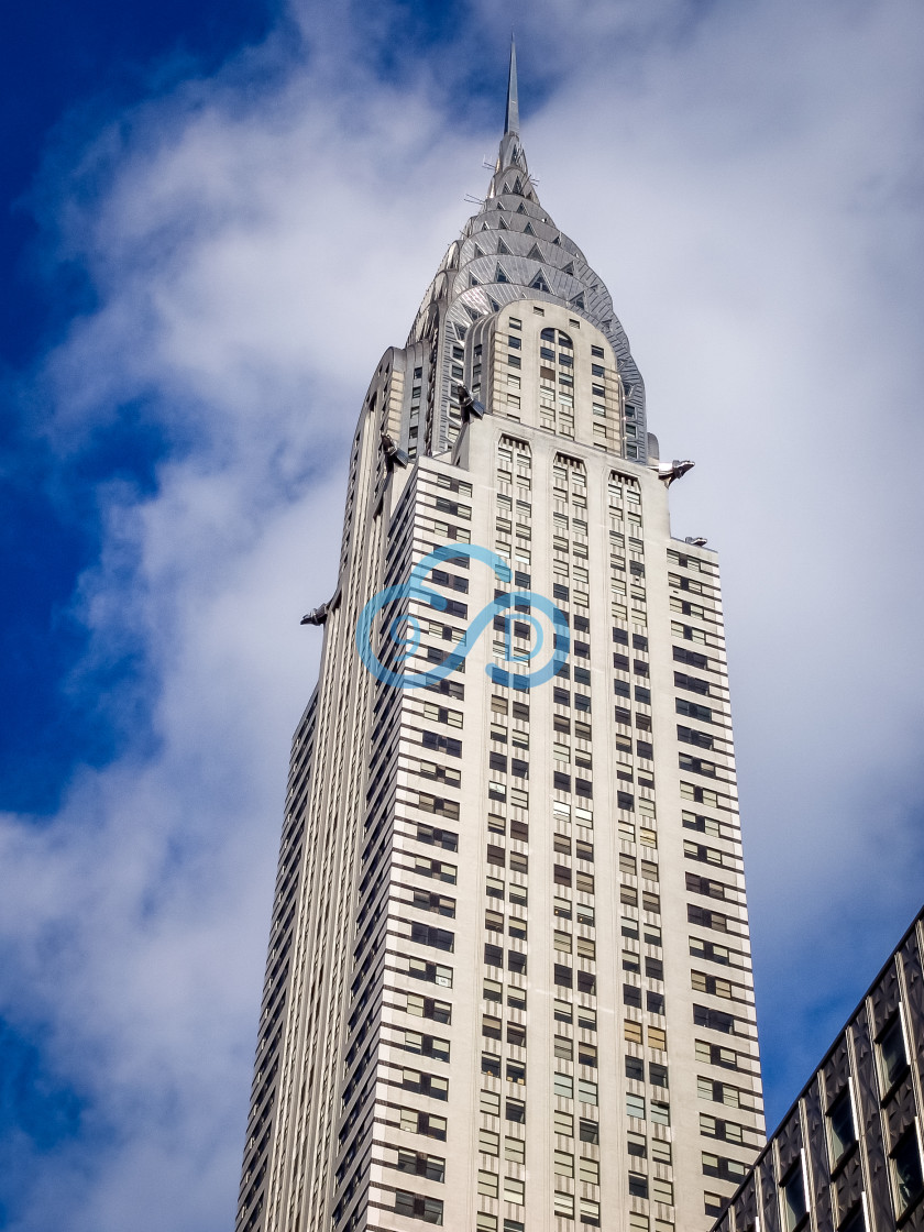 "The Chrysler Building" stock image