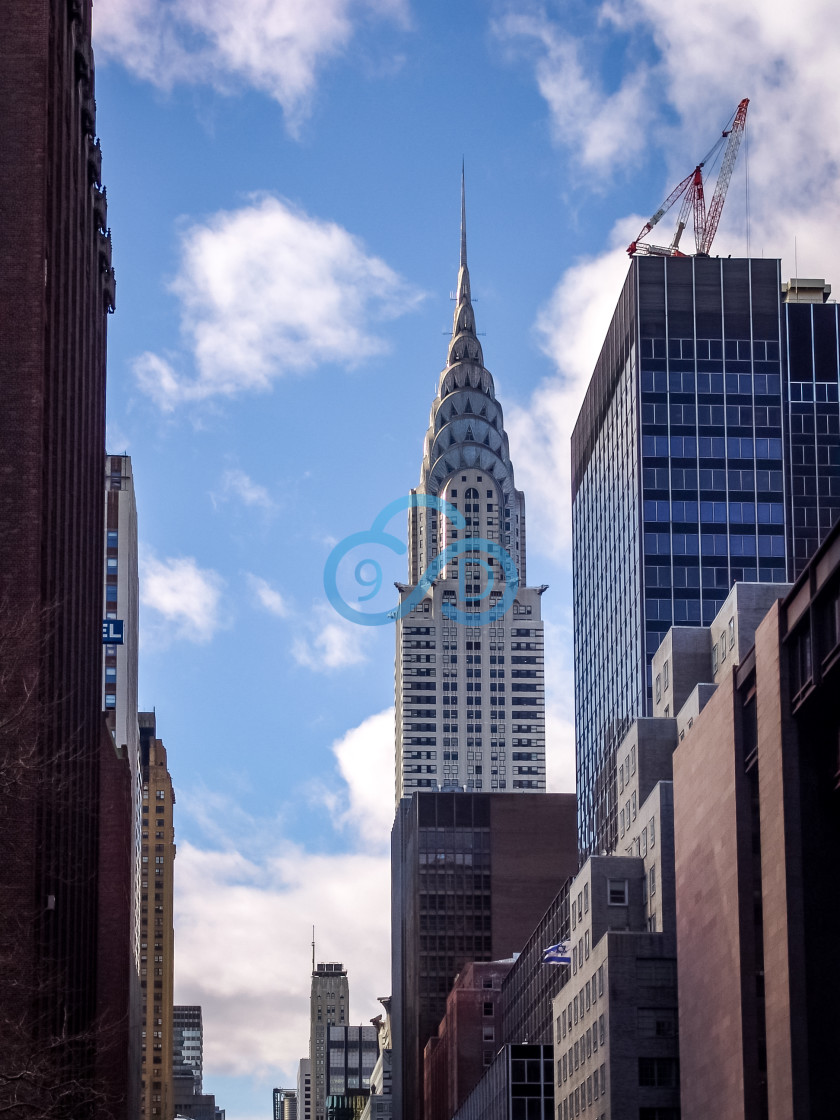 "The Chrysler Building" stock image