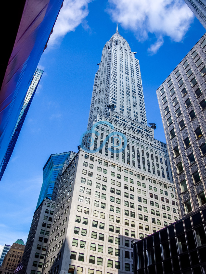 "The Chrysler Building" stock image