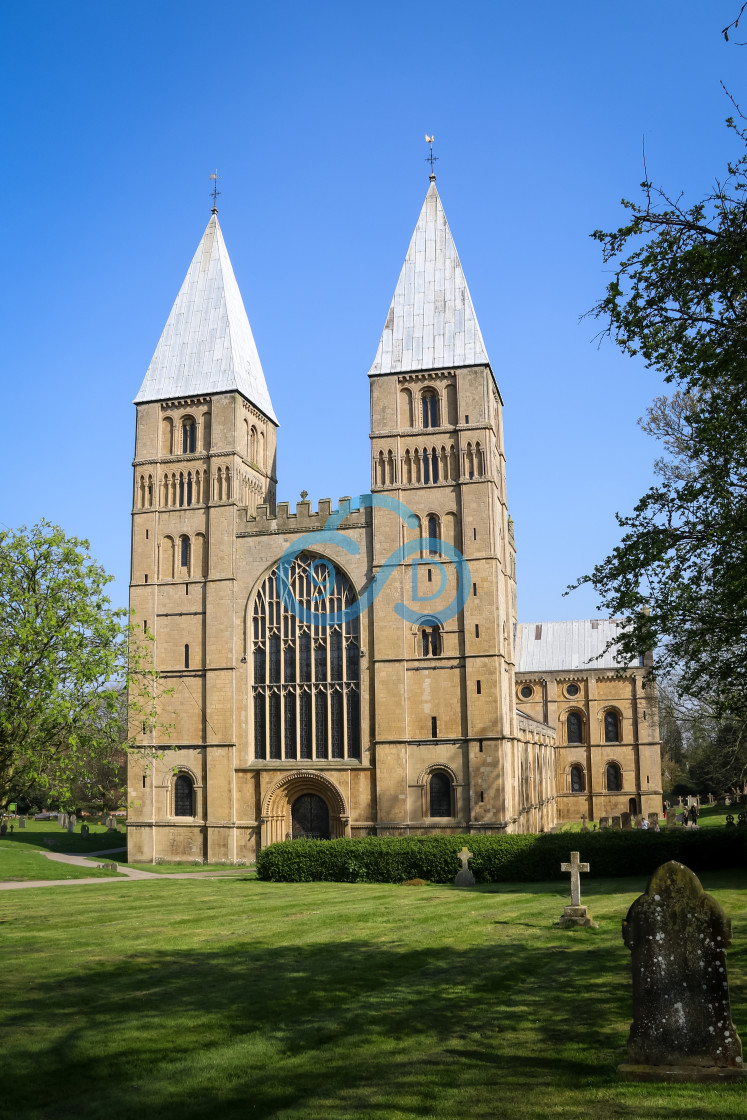 "Southwell Minster" stock image