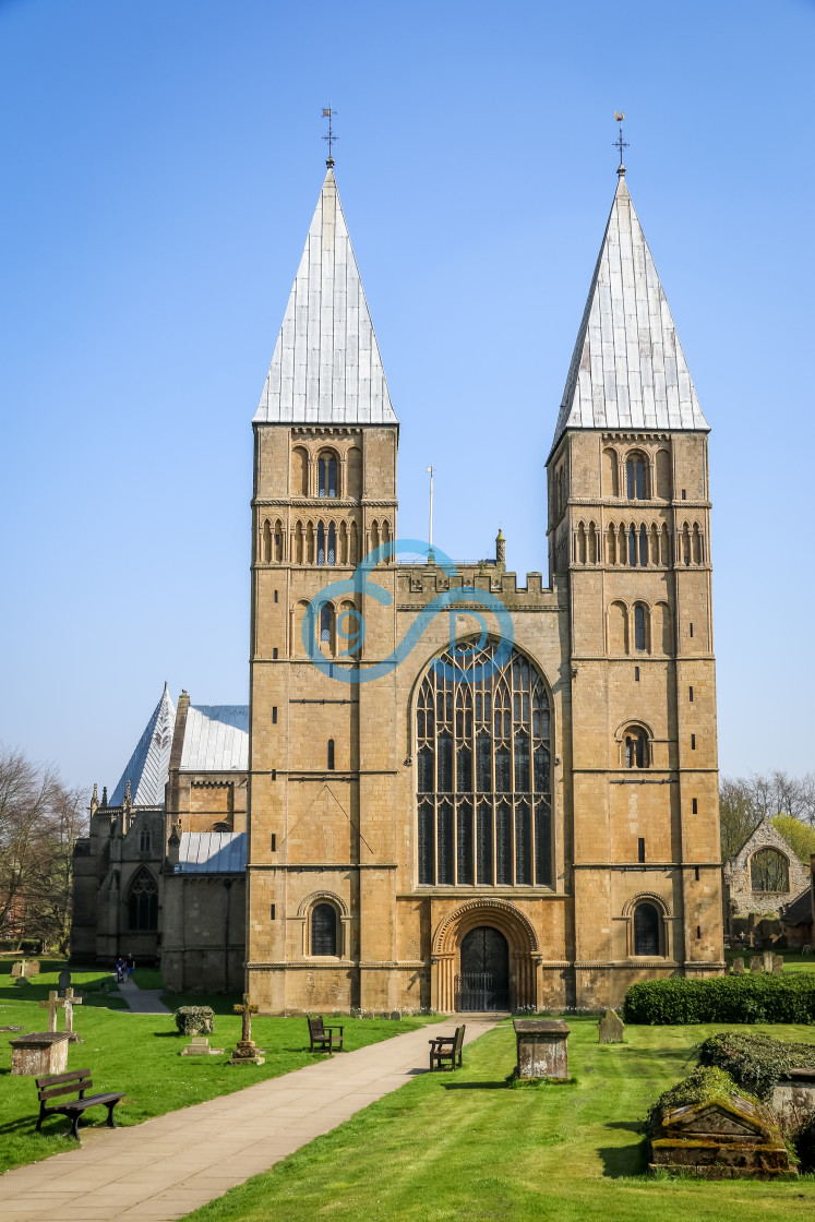 "Southwell Minster" stock image