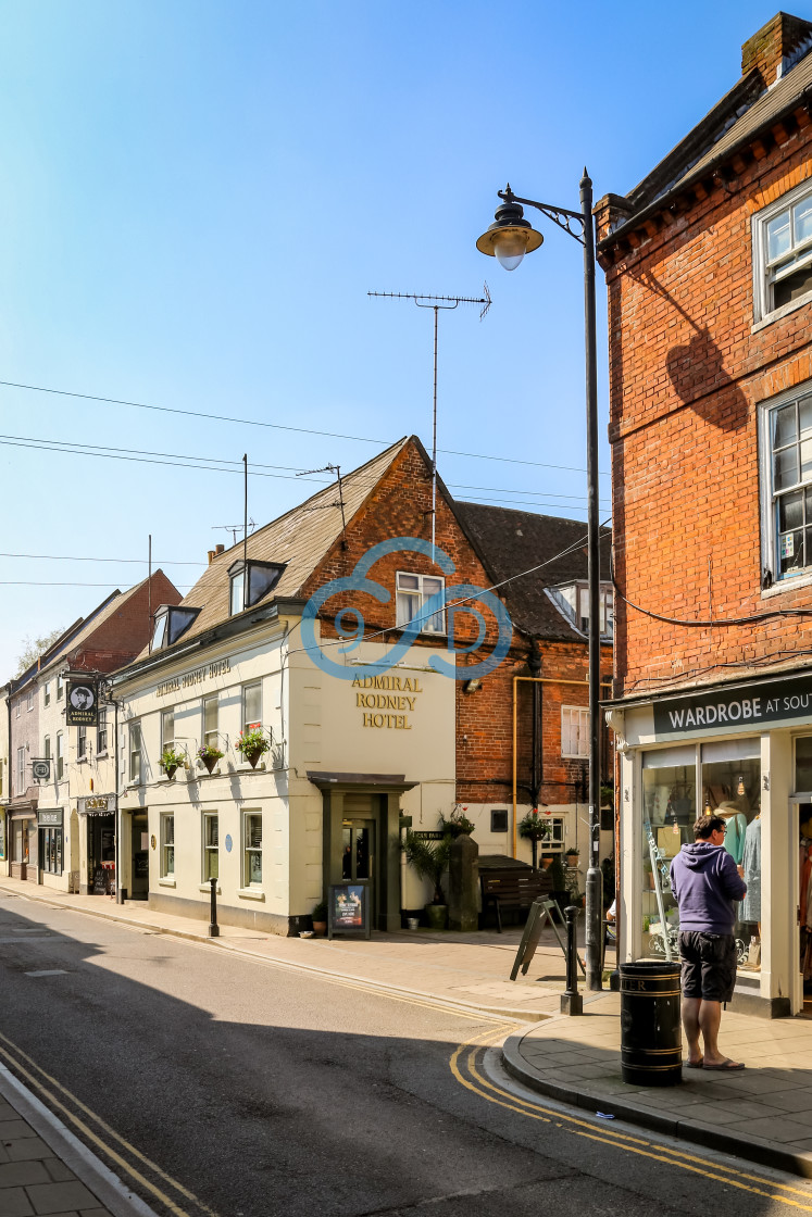 "The Admiral Rodney, Southwell" stock image