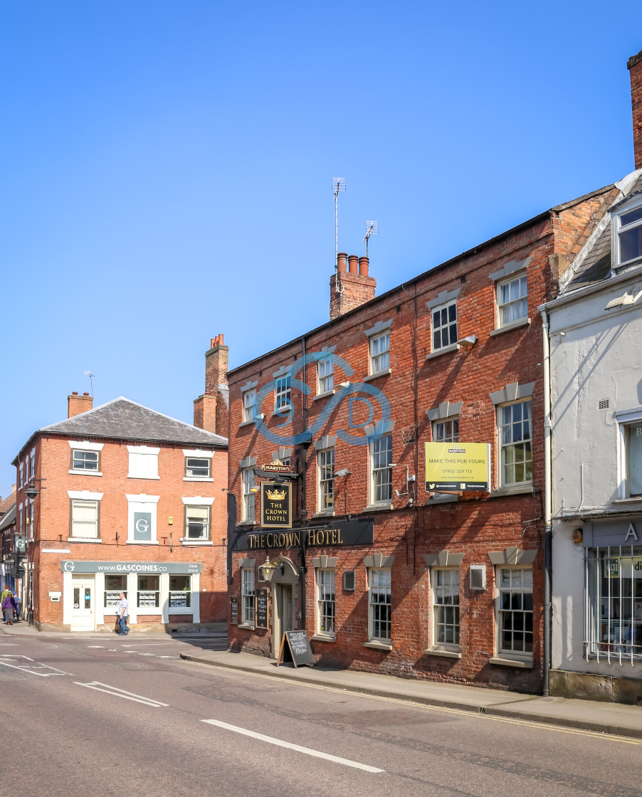 "The Crown Hotel, Southwell" stock image