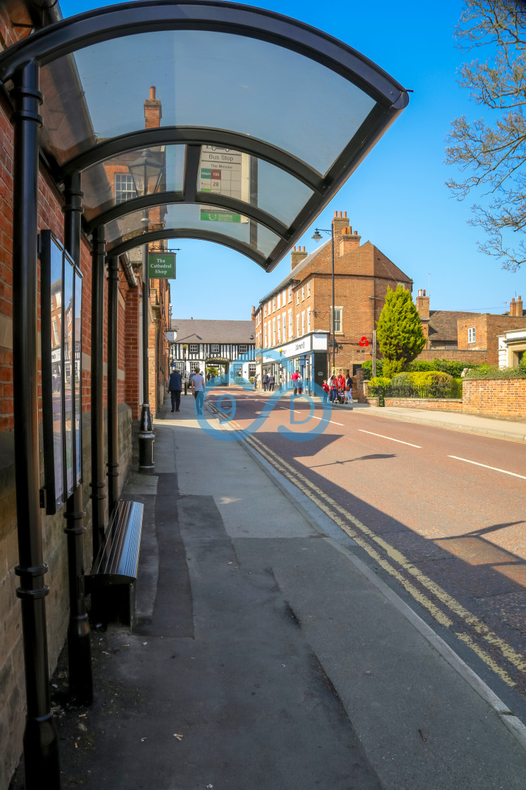 "Church Street, Southwell" stock image