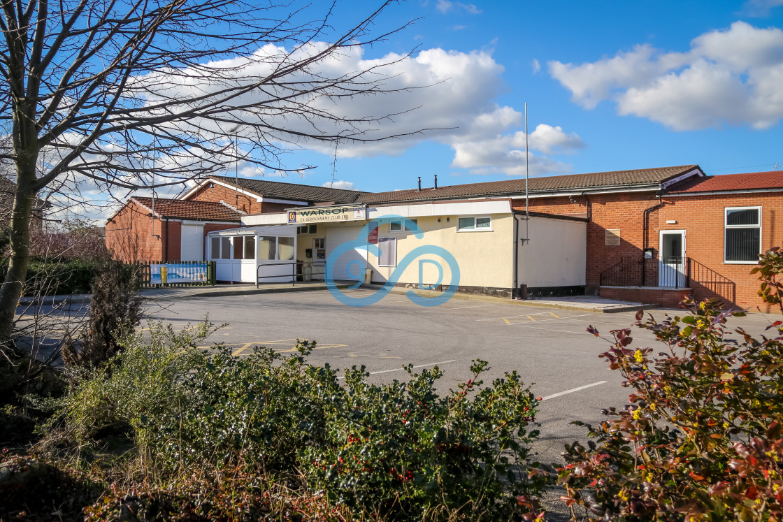 "Warsop Ex-Servicemen's Club" stock image