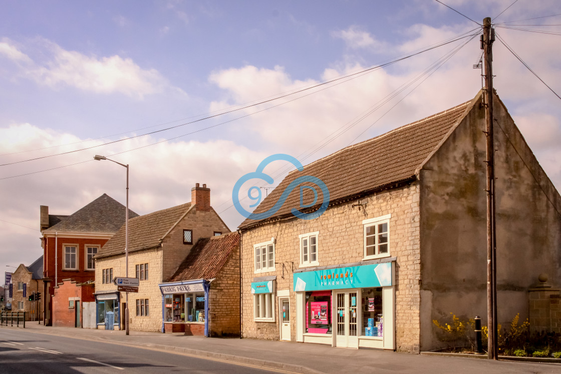 "Shops at Market Warsop" stock image