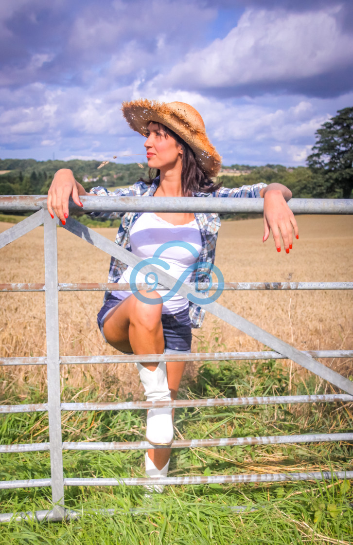 "Country Girl" stock image