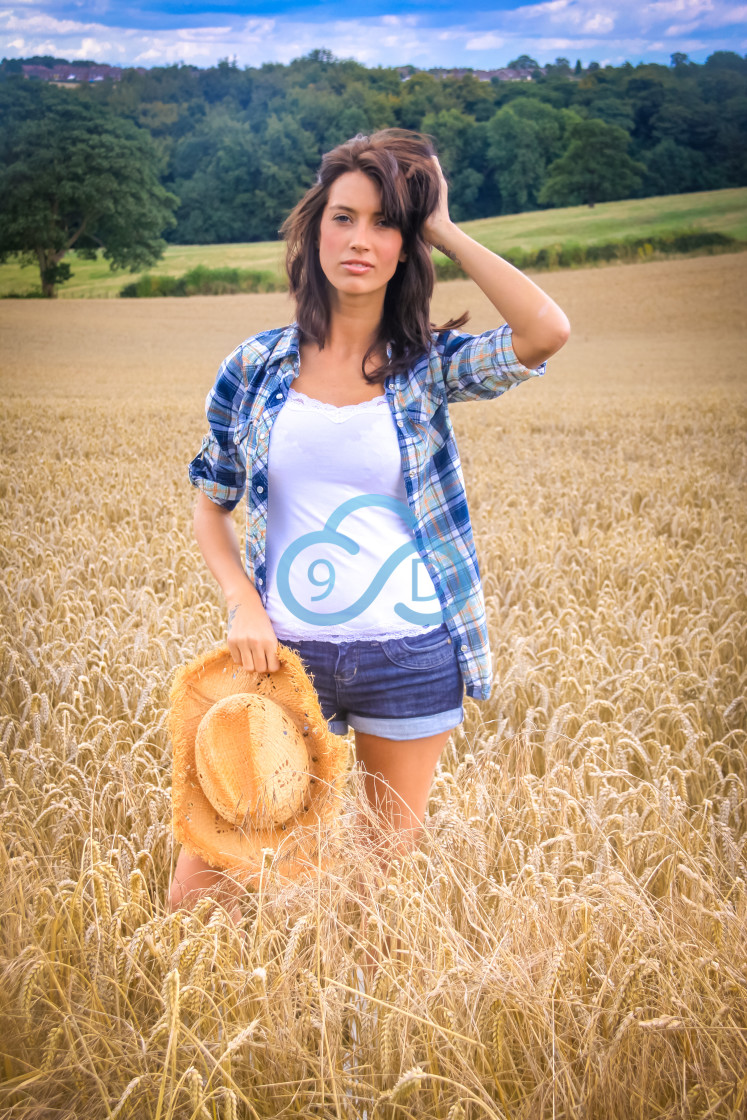 "Country Girl" stock image