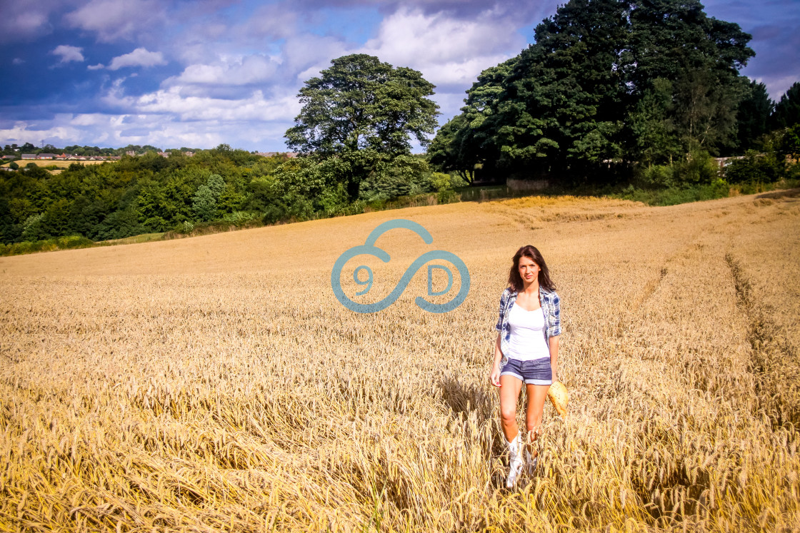 "Country Girl" stock image