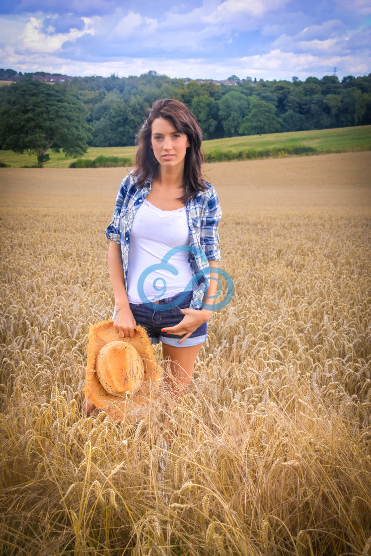 "Country Girl" stock image