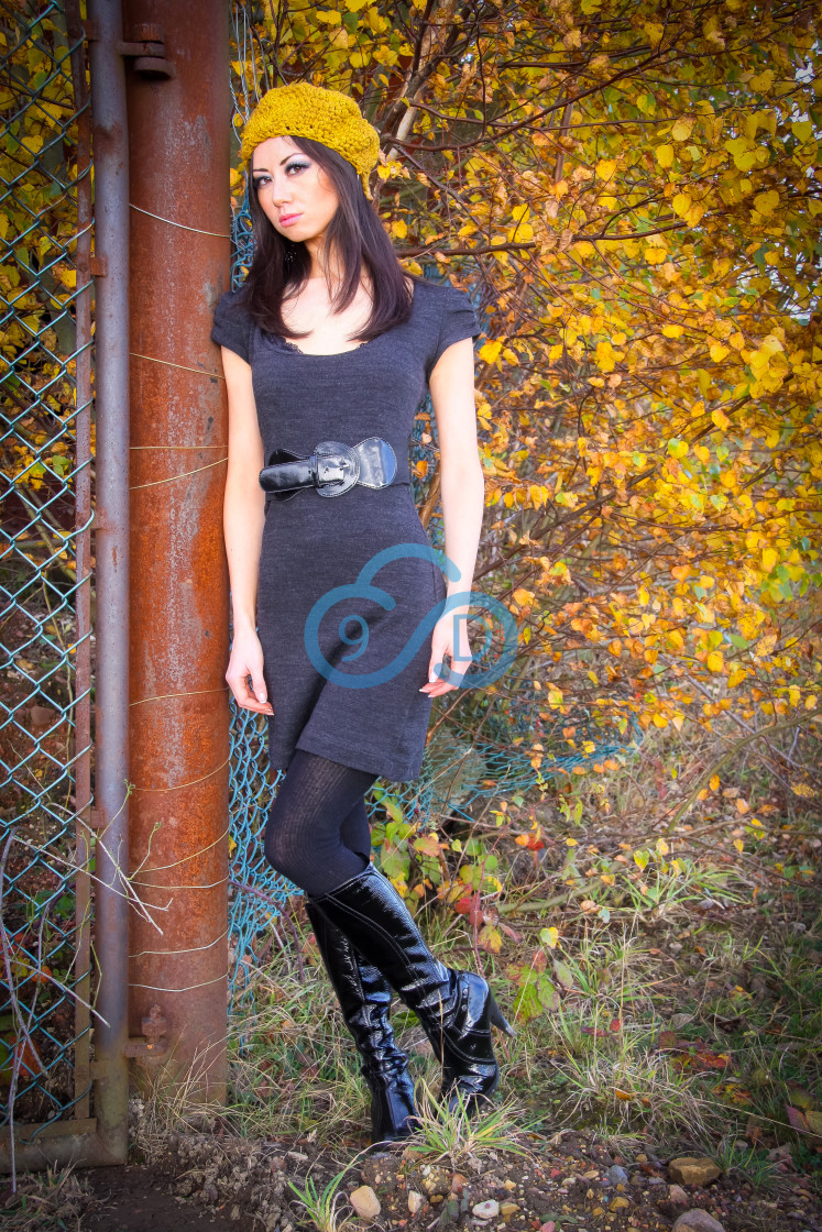 "Autumn Girl" stock image