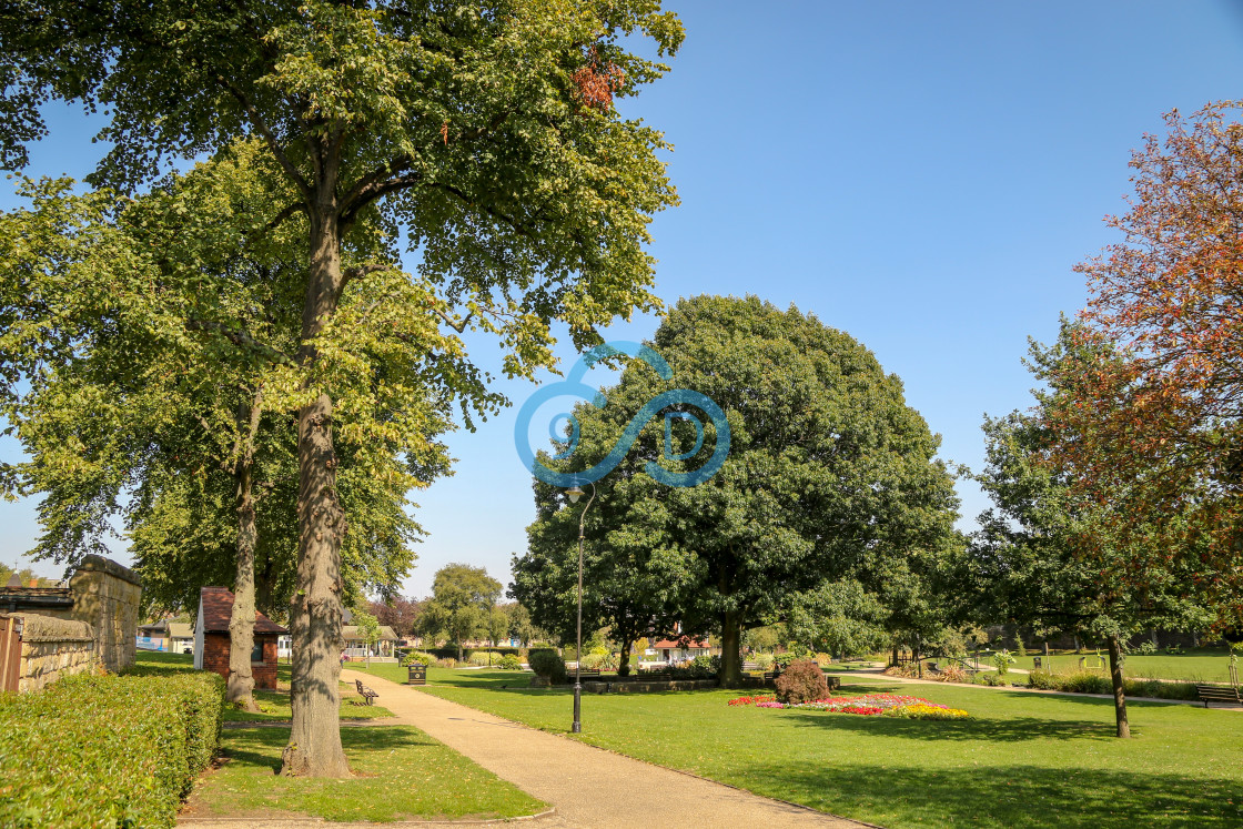 "Titchfield Park, Mansfield" stock image