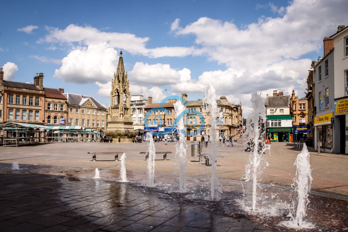 "Bentinck Memorial & Market Place" stock image