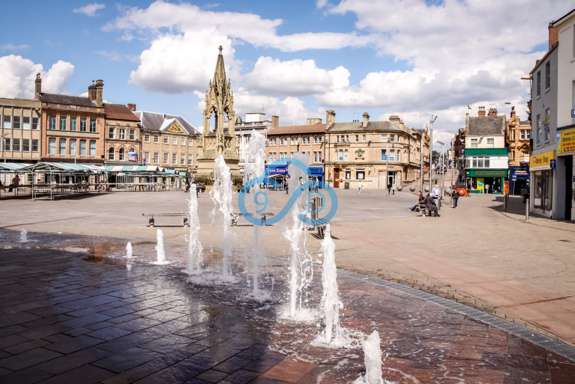 "Bentinck Memorial & Market Place" stock image