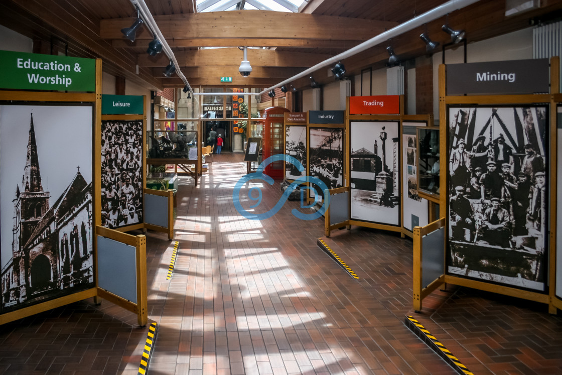 "Museum Walkway" stock image