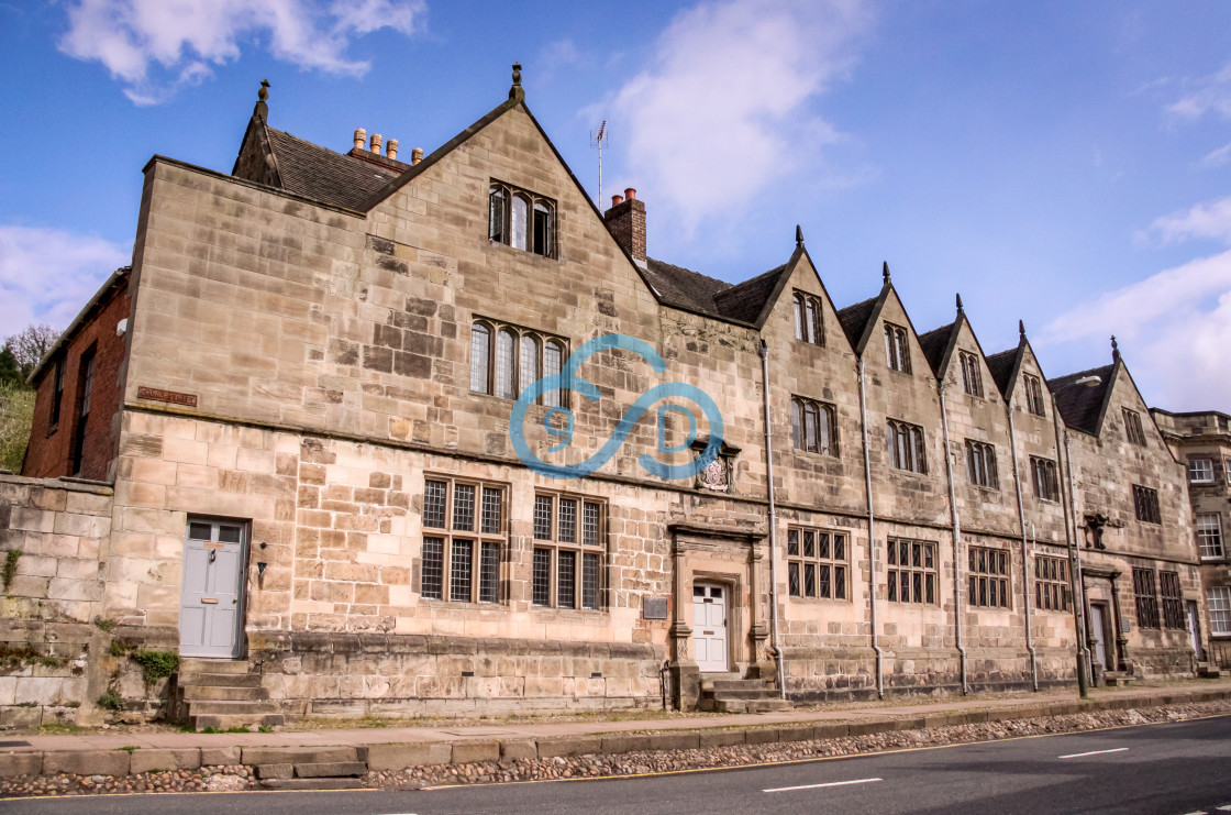 "Old Grammar School, Ashbourne" stock image