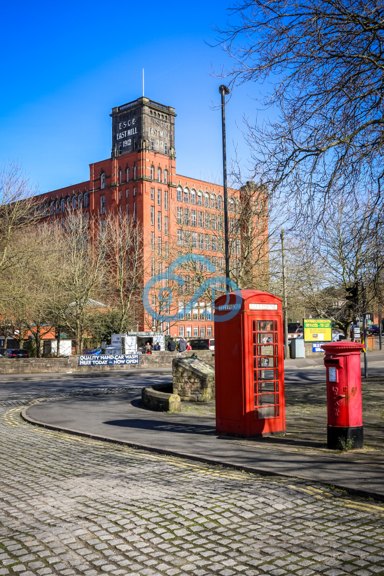 "Strutts North Mill, Belper" stock image