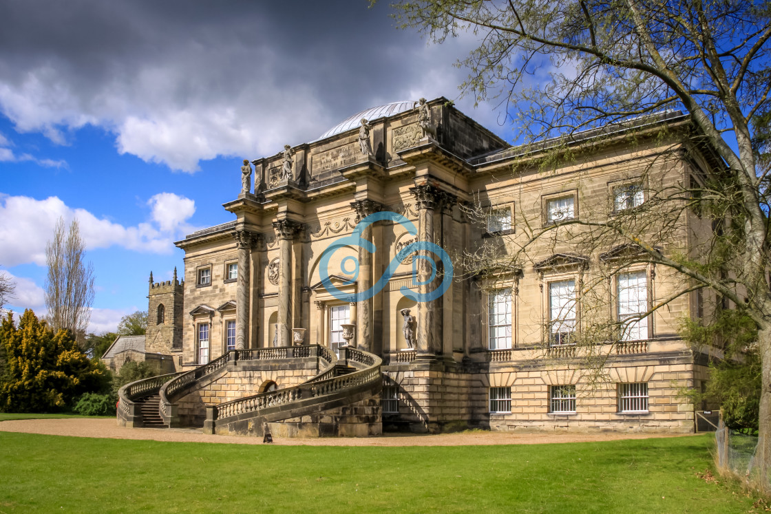 "Kedleston Hall, Derbyshire" stock image