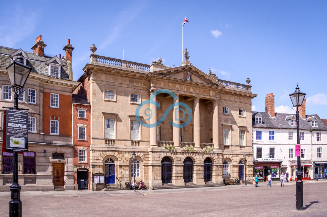 "The Town Hall, Newark" stock image