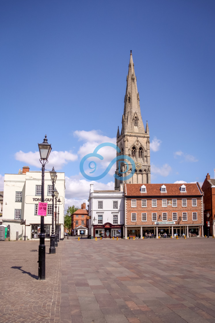 "Newark Market Square" stock image