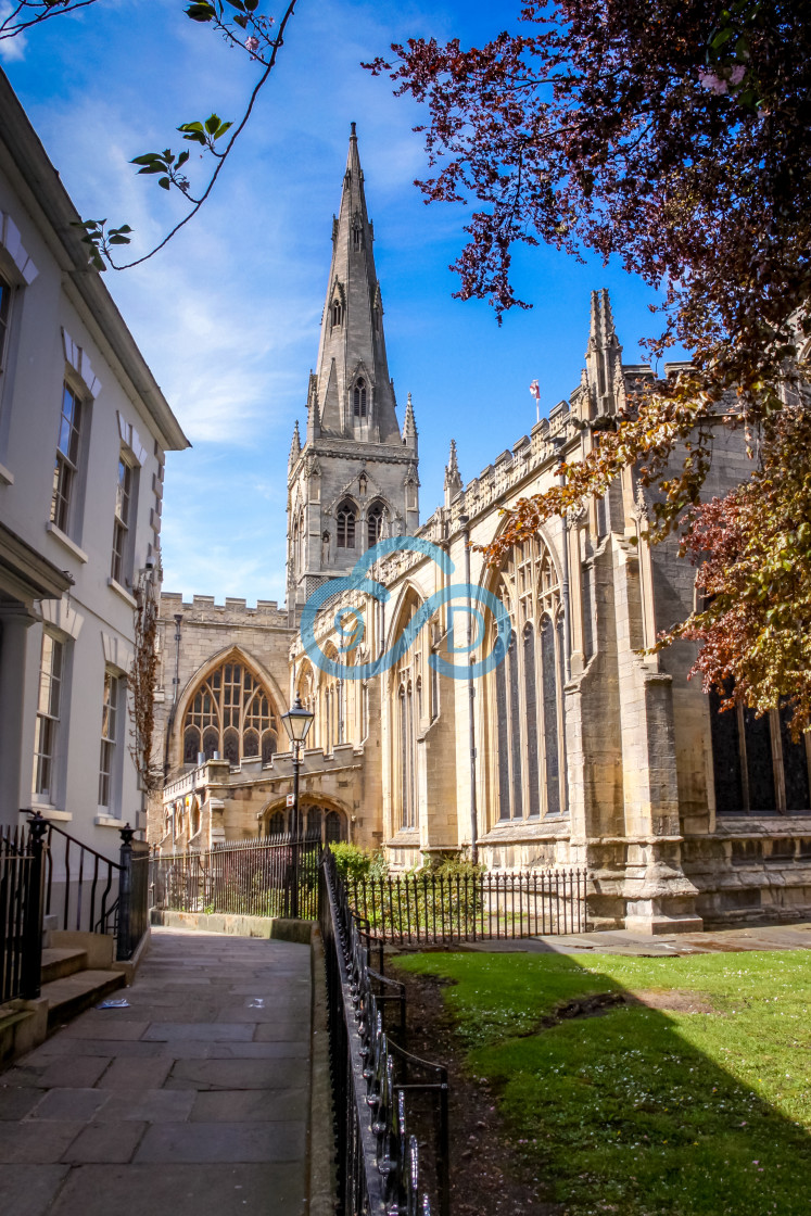 "Parish Church of Mary Magdelene, Newark" stock image