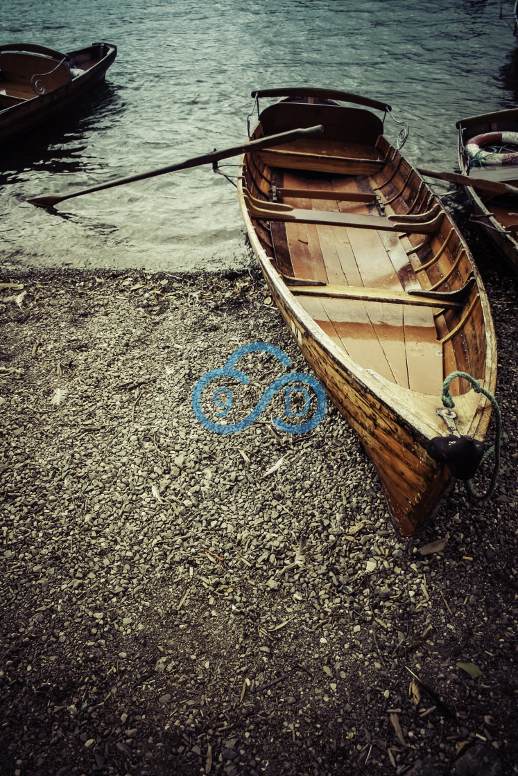 "Lake District Rowing Boats" stock image