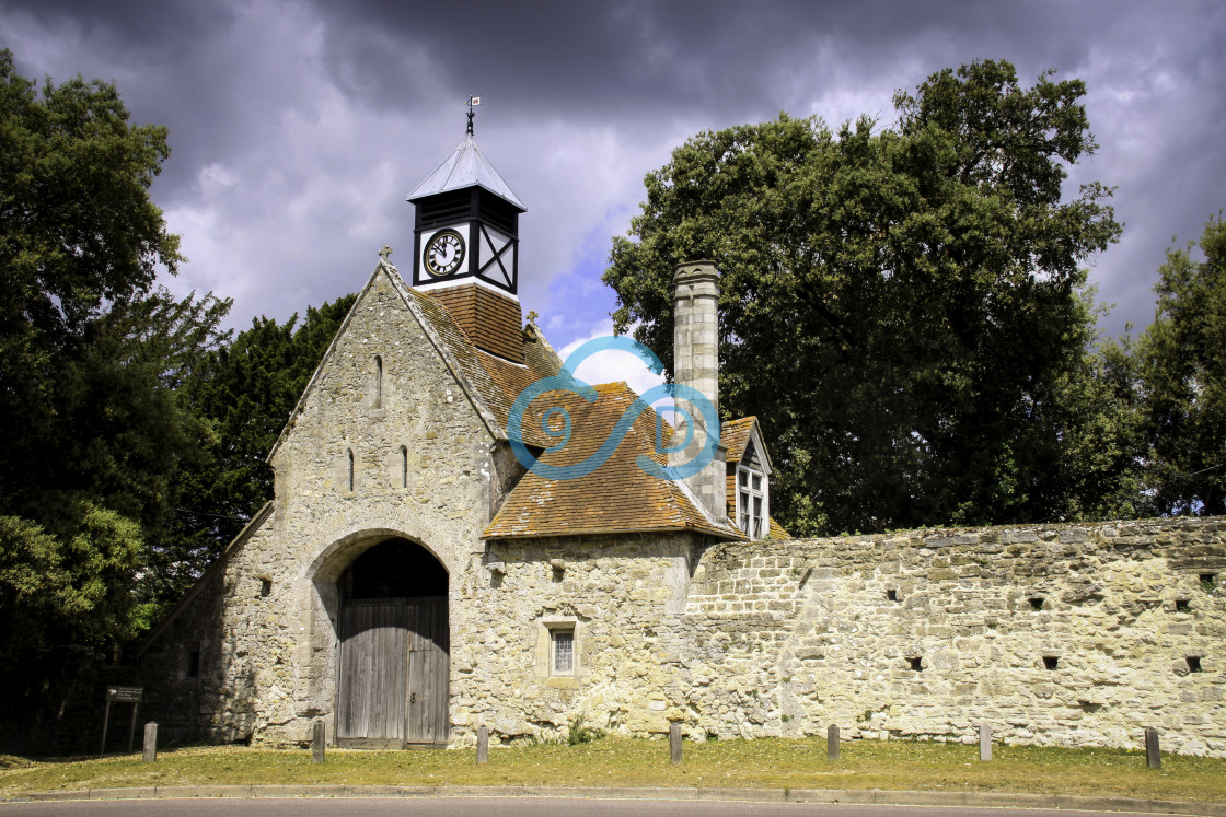 "Beaulieu Abbey Gatehouse, Hampshire" stock image