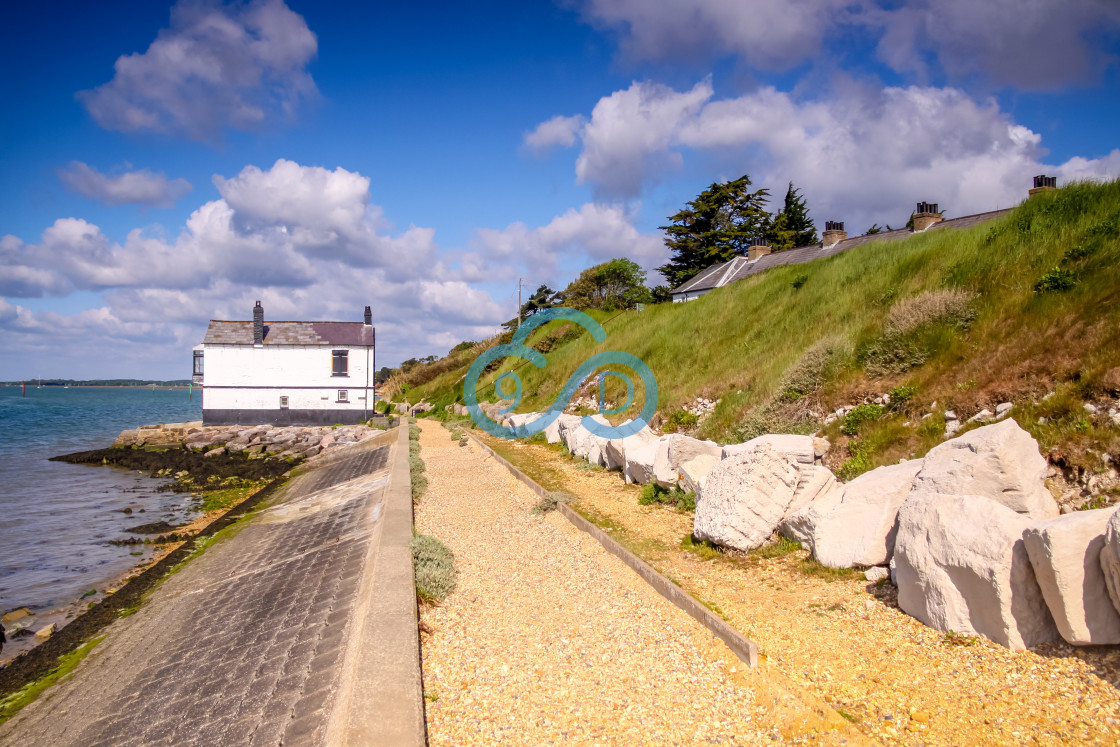 "Lepe Watch House, Hampshire" stock image