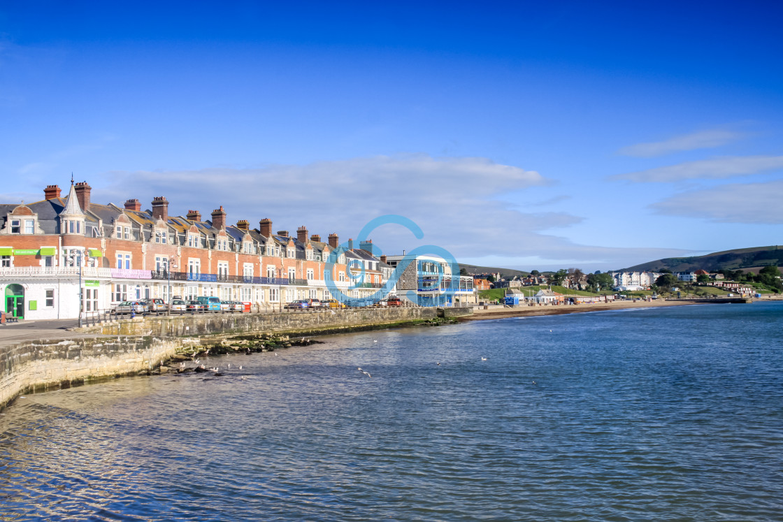 "Swanage Seafront, Dorset" stock image