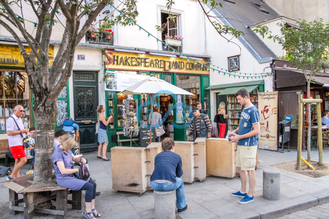 "Shakespeare and Company Bookstore, Paris" stock image