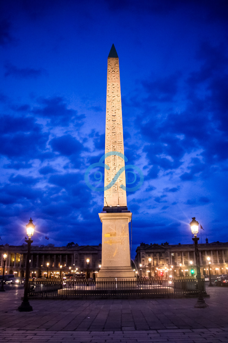 "Cleopatra's Needle, Paris" stock image