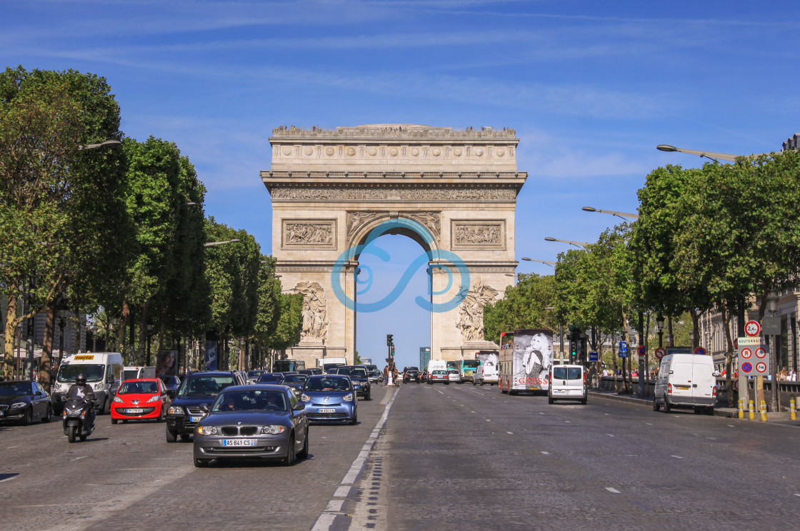 "Arc de Triomphe, Paris" stock image