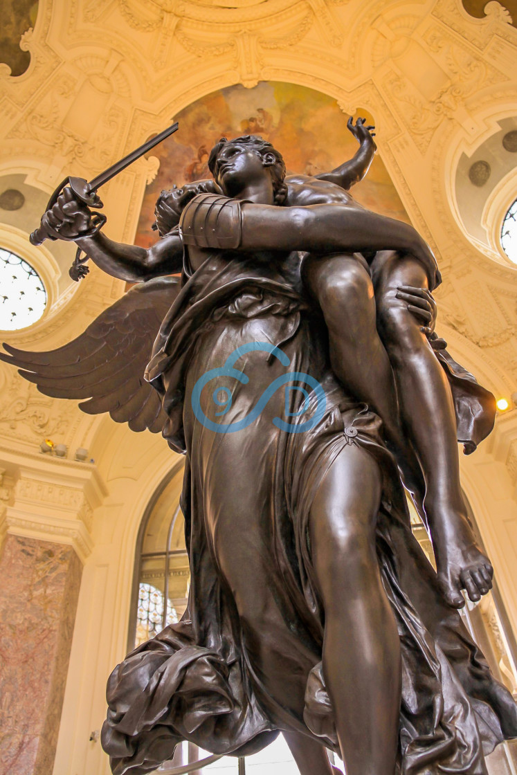 "Gloria Victis Statue, Paris" stock image