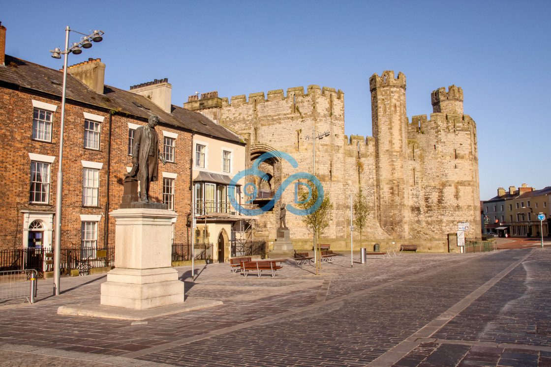 "Caernarfon Castle" stock image